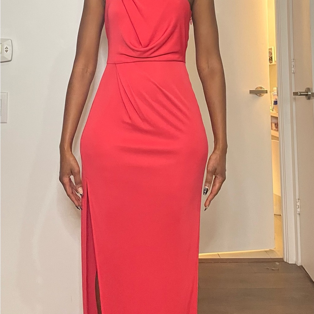 Elegant Red Sleeveless Dress